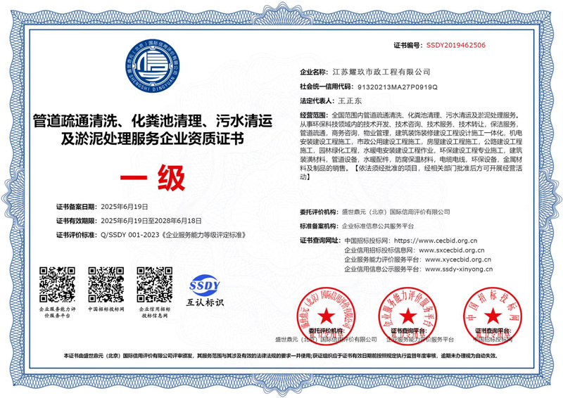 西餐厅企业资质证书